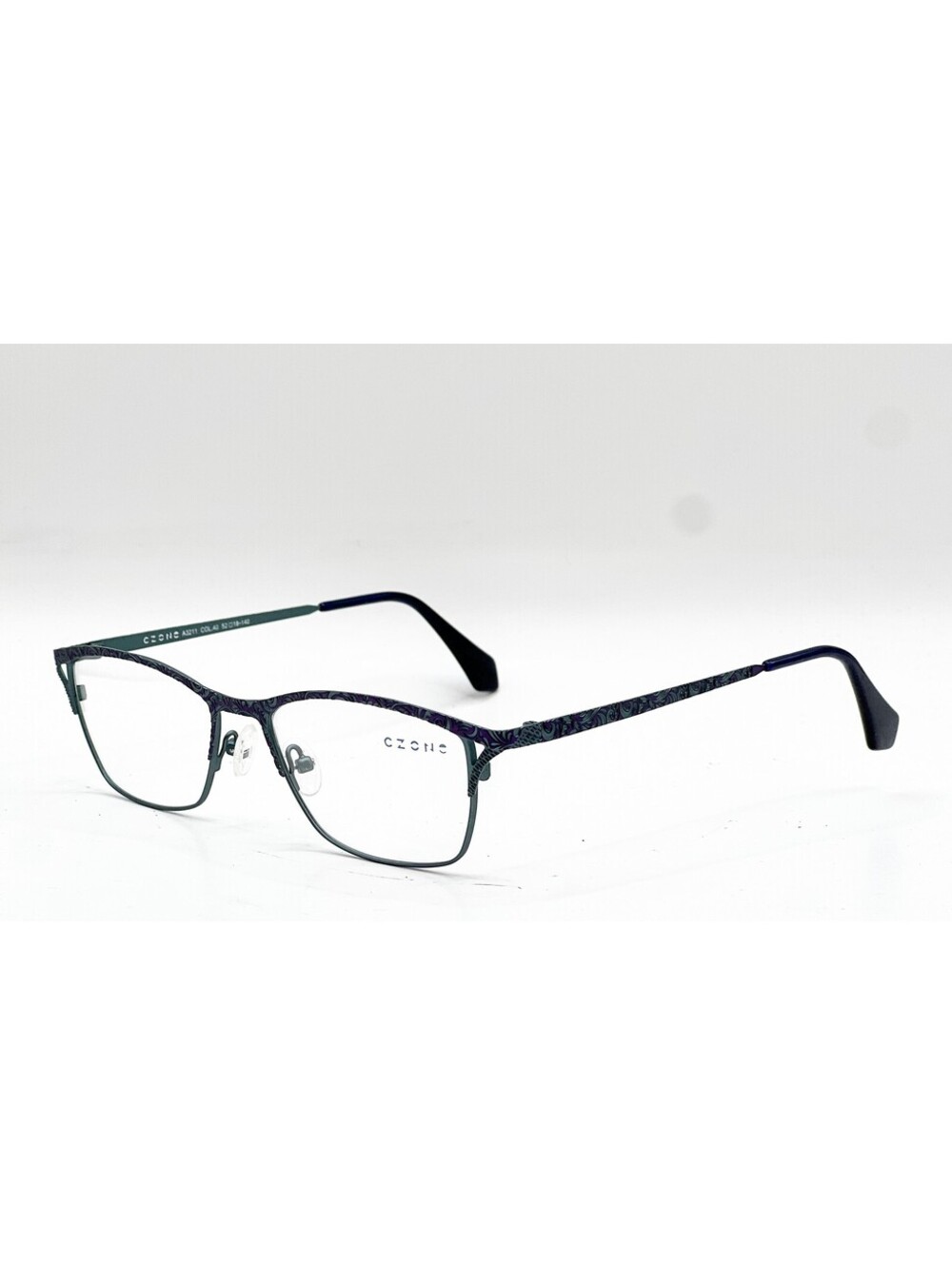 Czone A3211 40 Purple Fuchsia Pink Gold Authentic Eyeglasses 52-18-140